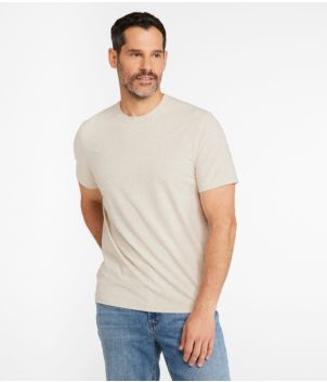 Men's Comfort Stretch Performance® Pima Tee, Short-Sleeve Without Pocket, Stripe, New