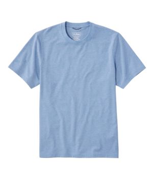 Men's Comfort Stretch Performance® Pima Tee, Short-Sleeve Without Pocket, New