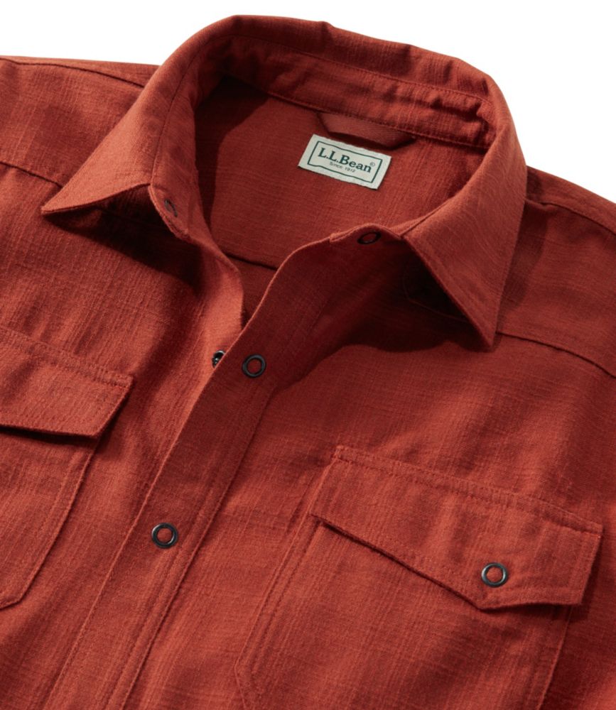 Men's Katahdin Performance Flannel Shirt, Red Chestnut, small image number 6