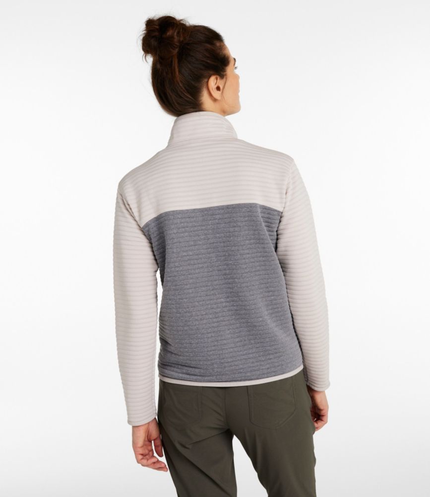 Women's Airlight Snap Front Jacket, Colorblock, Shore/Iron Heather, small image number 3