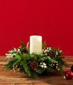Winter White Centerpiece Pillar, One Color, small image number 1