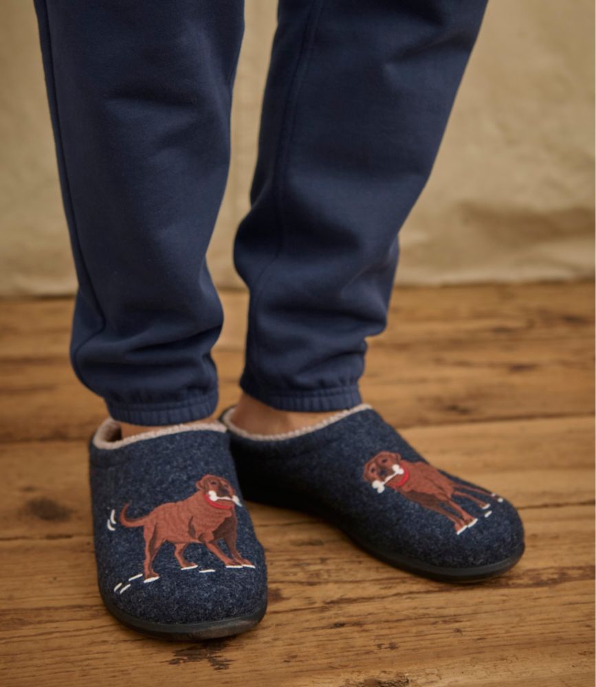 Men's Daybreak Slippers, Motif, ClassicNavy/DogBone, small image number 7