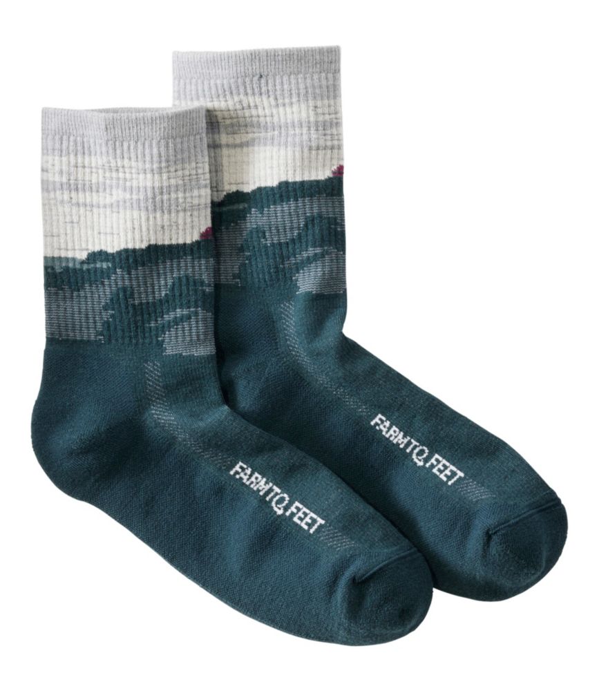 Adults' Farm to Feet Portland Headlight Lighthouse Light Cushion 3/4 Crew Socks