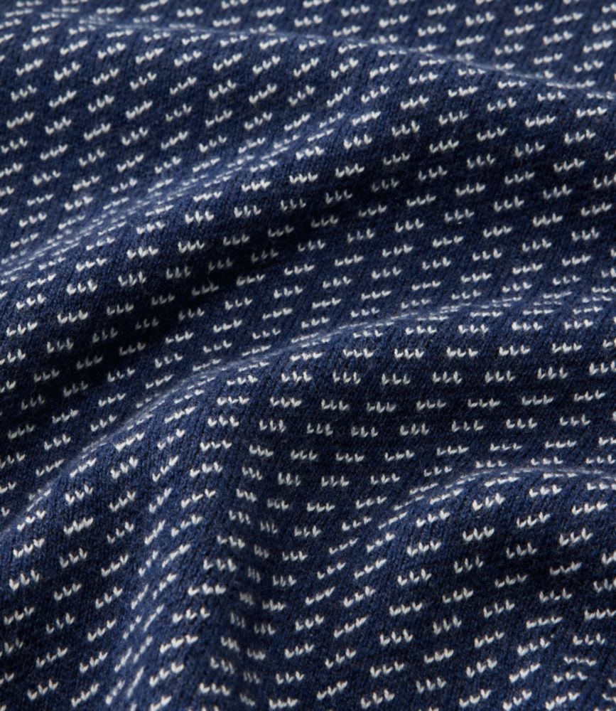 Women's Wicked Soft Cotton/Cashmere Crewneck Sweater, Pattern, Classic Navy Birdseye, small image number 5