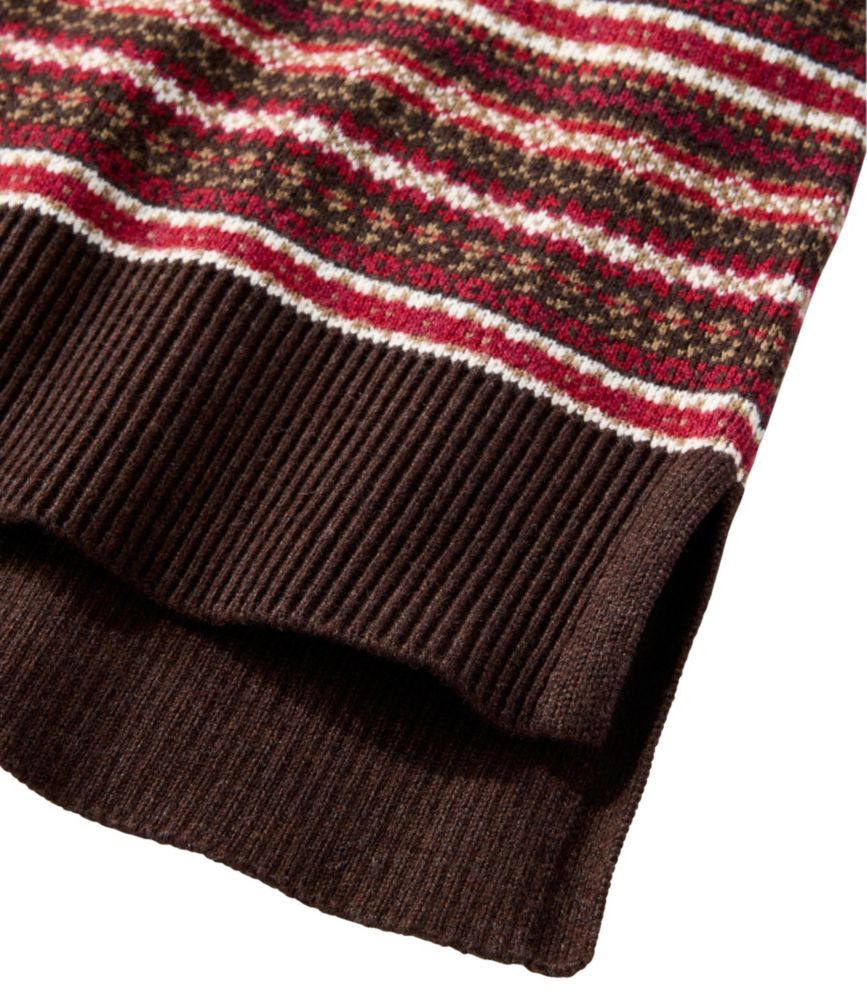 Women's Wicked Soft Cotton/Cashmere Crewneck Sweater, Pattern