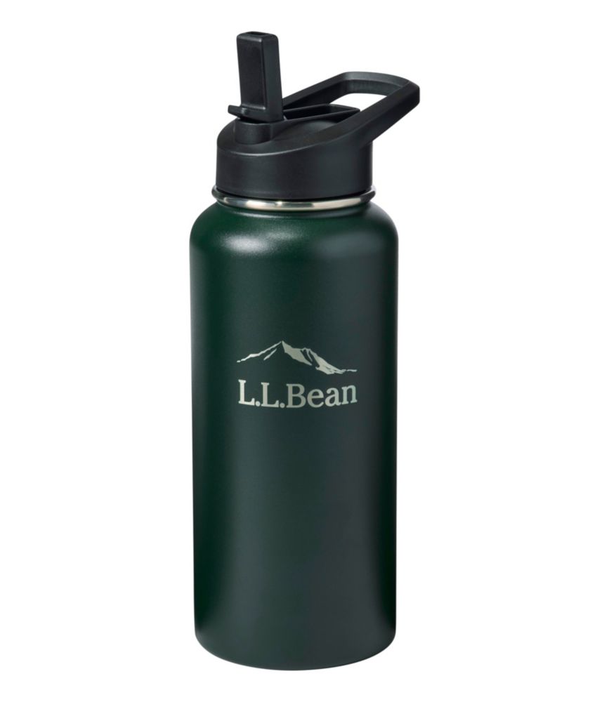 Bean Canteen Insulated Straw Water Bottle, 32 oz.