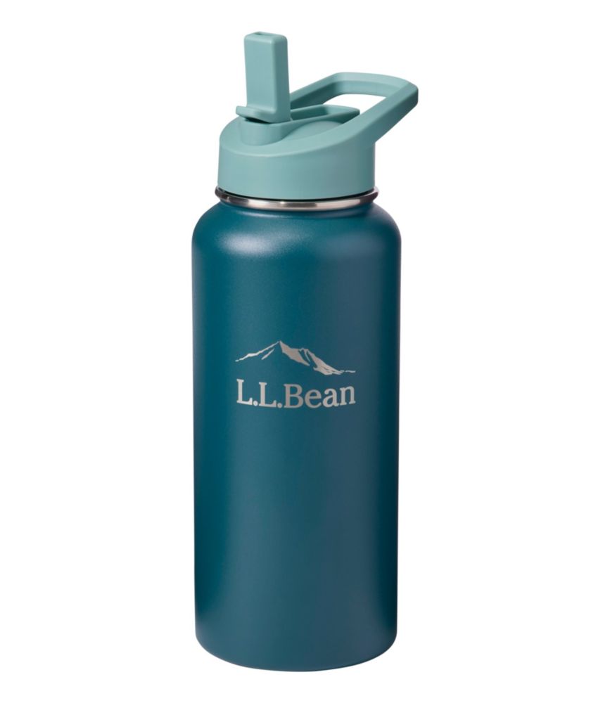 Bean Canteen Insulated Straw Water Bottle, 32 oz.