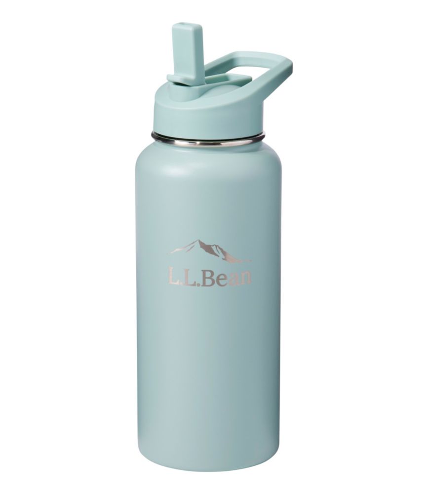 Bean Canteen Insulated Straw Water Bottle, 32 oz.