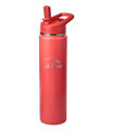 Bean Canteen Insulated Water Bottle Straw, 25 oz, Cherry Tomato, small image number 0