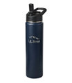 Bean Canteen Insulated Water Bottle Straw, 25 oz, Classic Navy, small image number 0