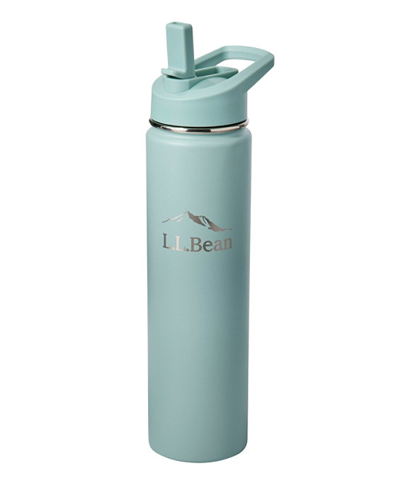 Bean Canteen Insulated Water Bottle Straw, 25 oz, Soft Juniper, large image number 0