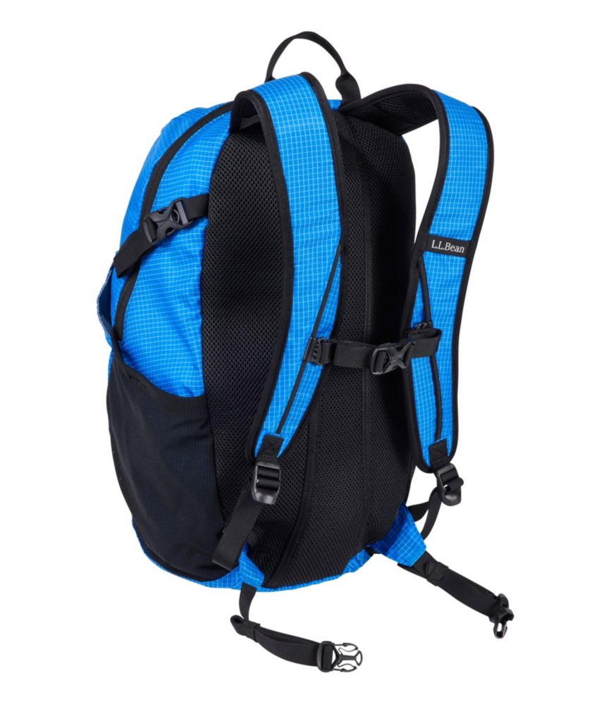 L.L.Bean Stowaway Pack, Print, Medium Blue Grid, small image number 2