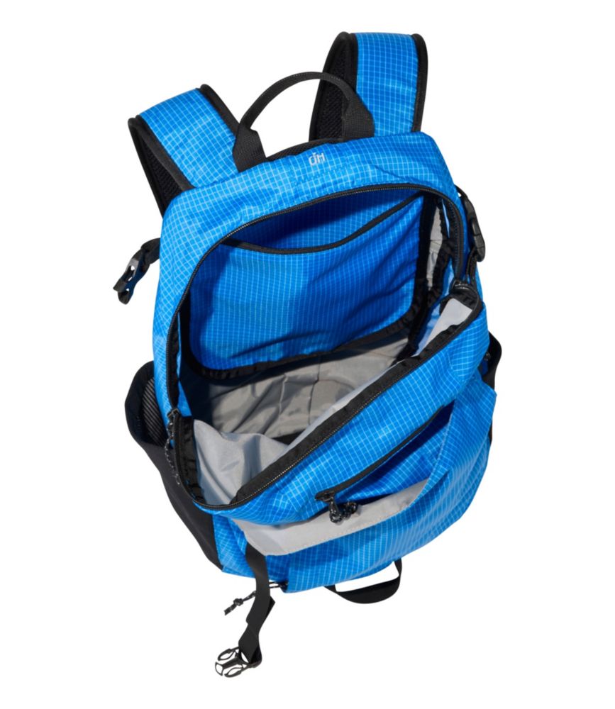 L.L.Bean Stowaway Pack, Print, Medium Blue Grid, small image number 3