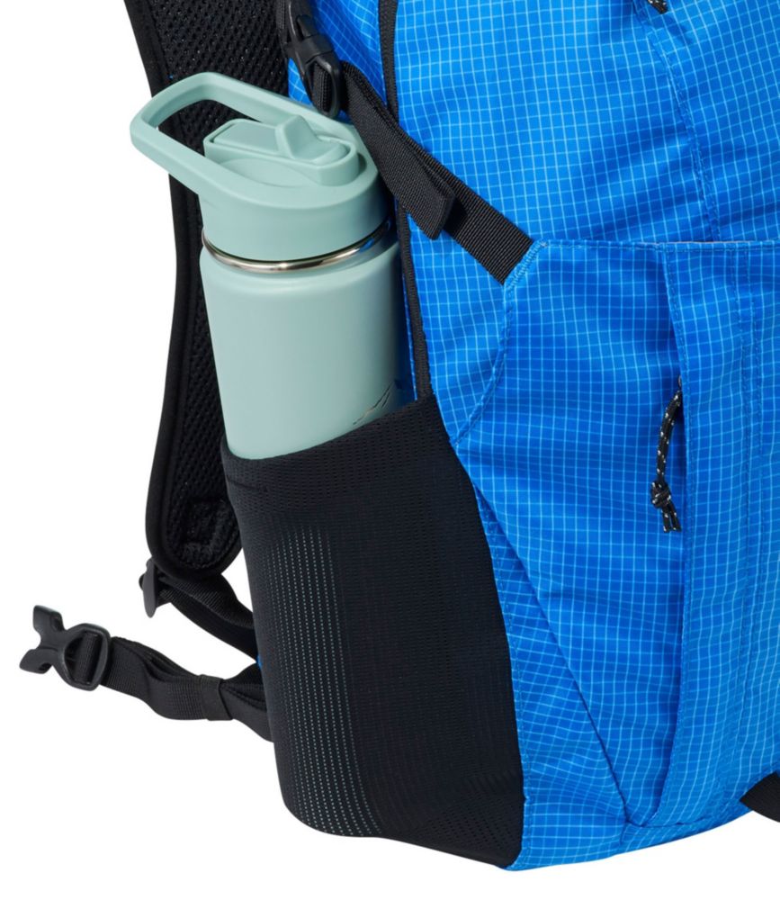 L.L.Bean Stowaway Pack, Print, Medium Blue Grid, small image number 5