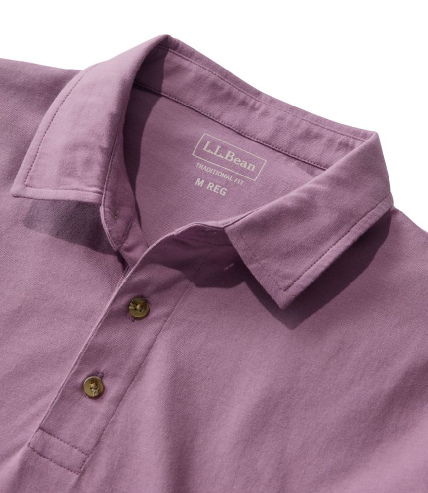 Men's Carefree Unshrinkable Polo, Short-Sleeve, Without Pocket, Delta Blue, small image number 6