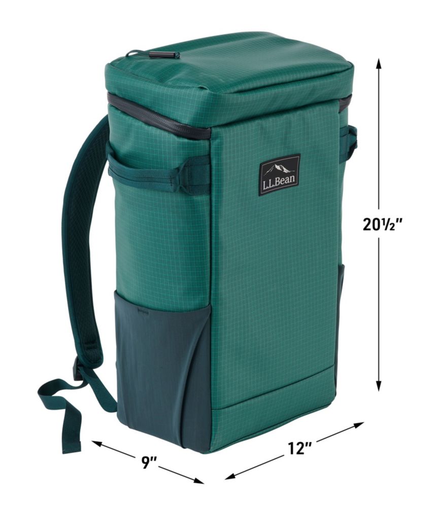 L.L.Bean Adventure Backpack Cooler, 20 Quart, Deepest Green, small image number 6