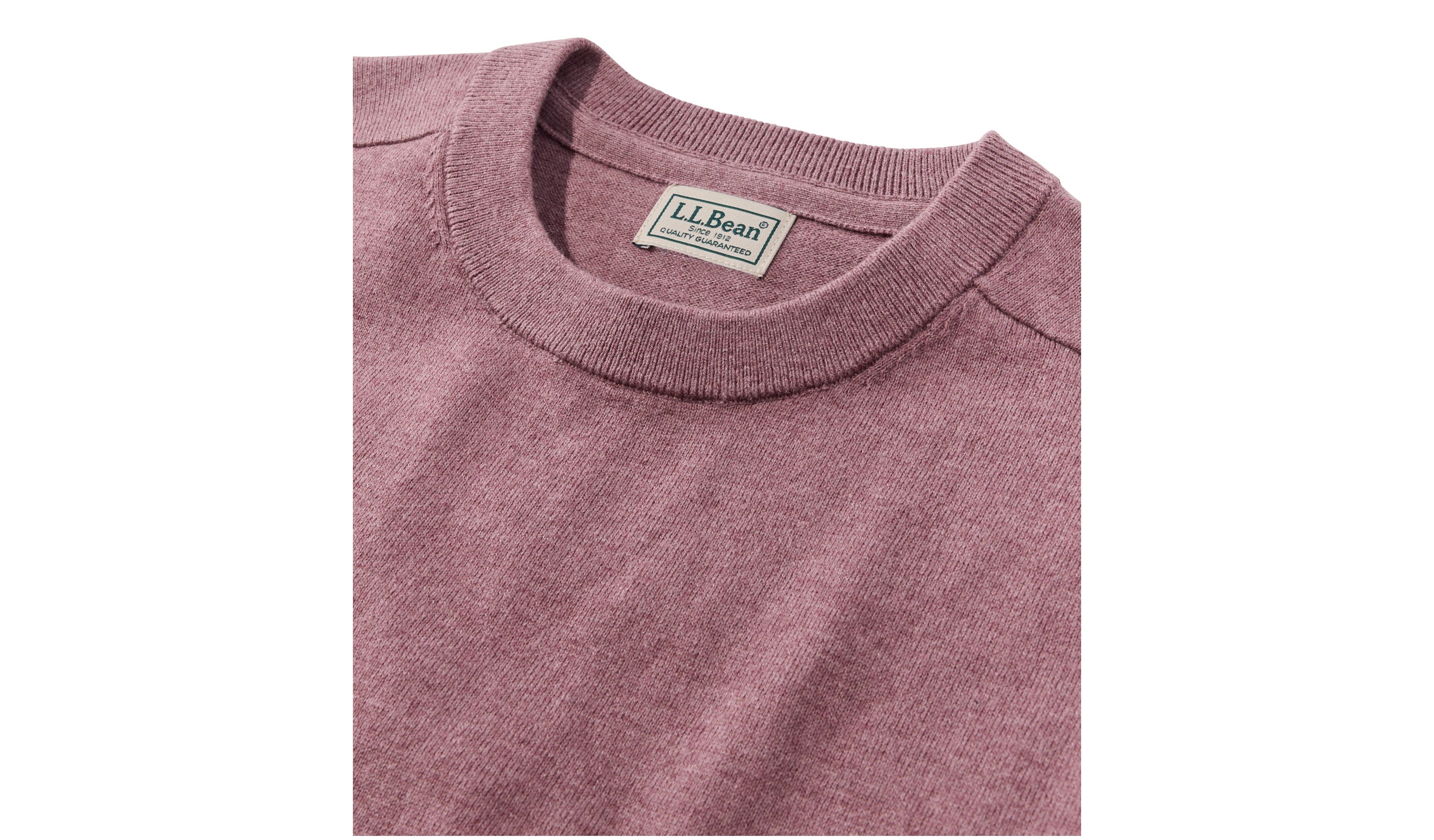 Men's All Seasons Cotton Blend Sweater, Crewneck