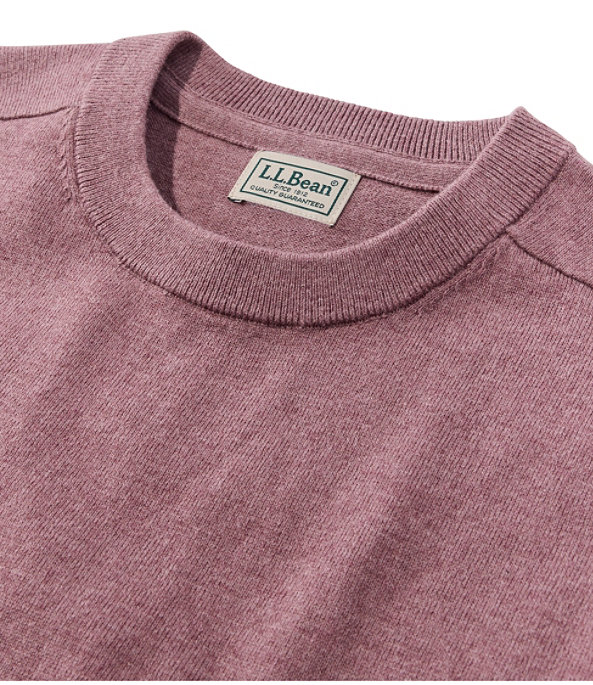 All Seasons Cotton Blend Crewneck Sweater Men's Regular, Grey Heather, large image number 5