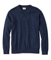 All Seasons Cotton Blend Crewneck Sweater Men's Regular, Classic Navy Heather, small image number 0