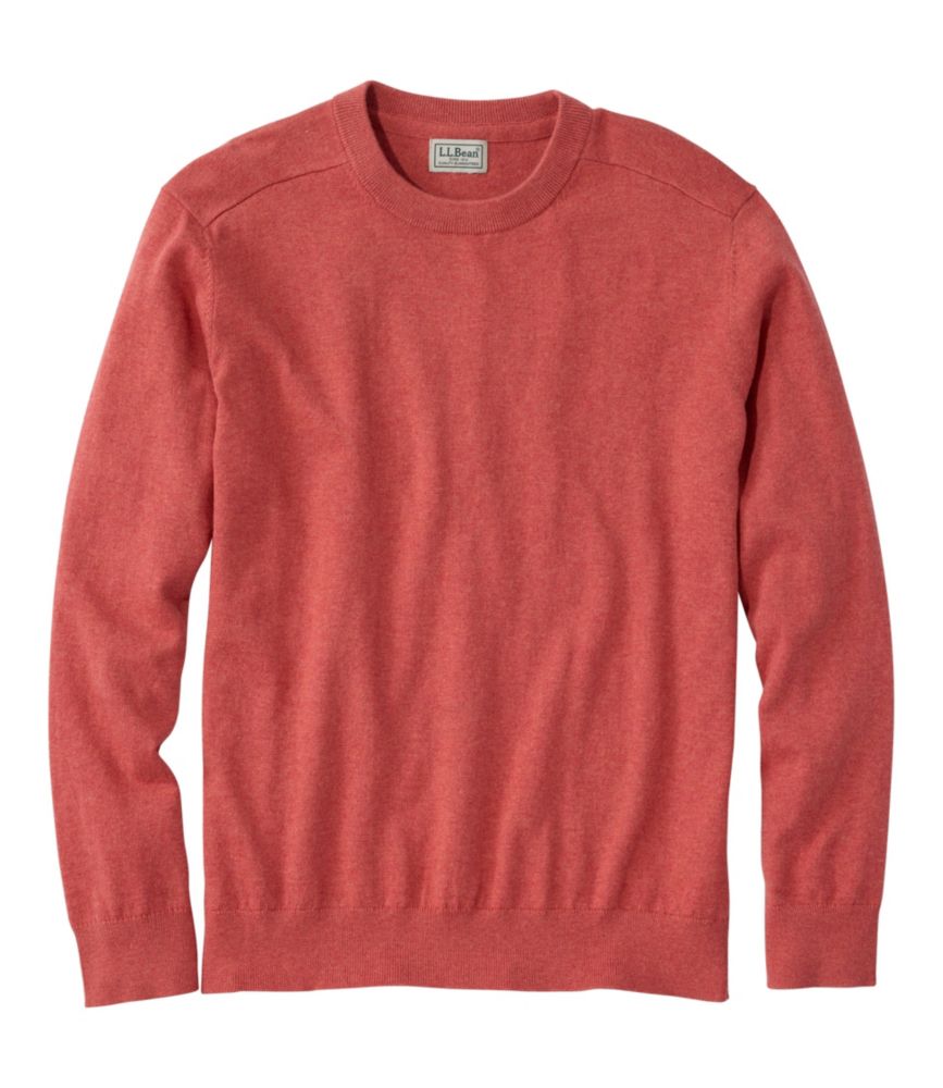 Men's All Seasons Cotton Blend Sweater, Crewneck