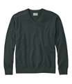 All Seasons Cotton Blend V-Neck Sweater Men's Regular, Shadow Green Heather, small image number 0