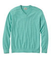 All Seasons Cotton Blend V-Neck Sweater Men's Regular, Silver Pine Heather, small image number 0