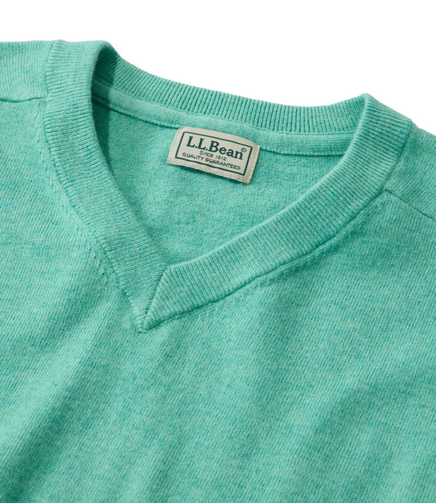 Men's All Seasons Cotton Blend Sweater, V-Neck