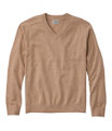All Seasons Cotton Blend V-Neck Sweater Men's Regular, Khaki Heather, small image number 0