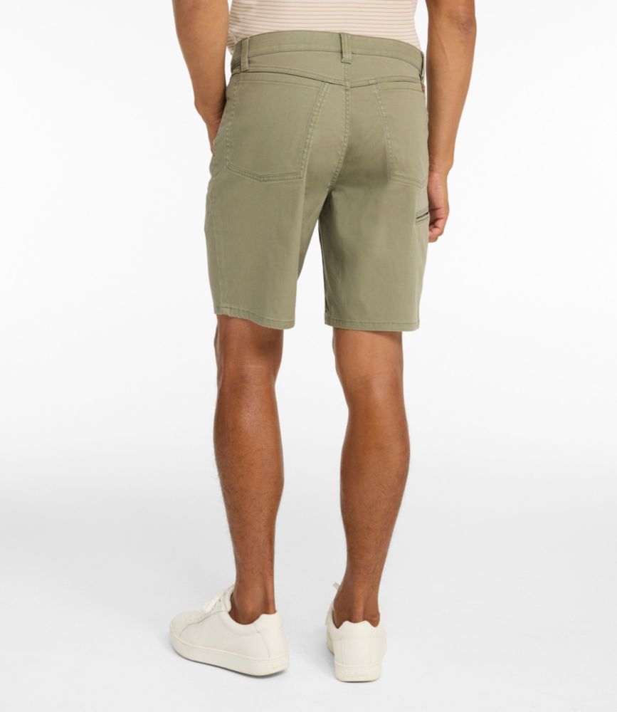 Men's BeanFlex&reg; Performance Canvas Shorts, 9", Carbon Navy, small image number 3