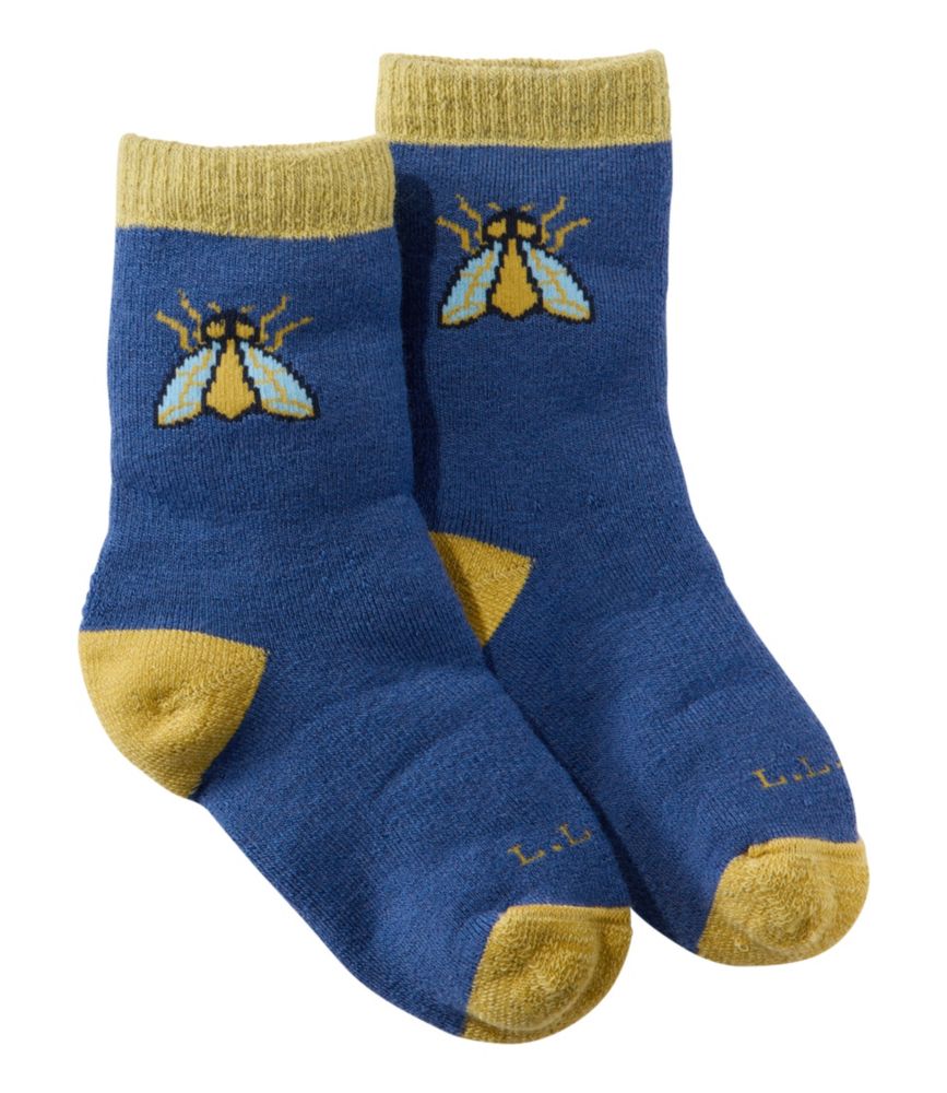 Kids' L.L.Bean No Fly Zone Hiking Socks, Crew