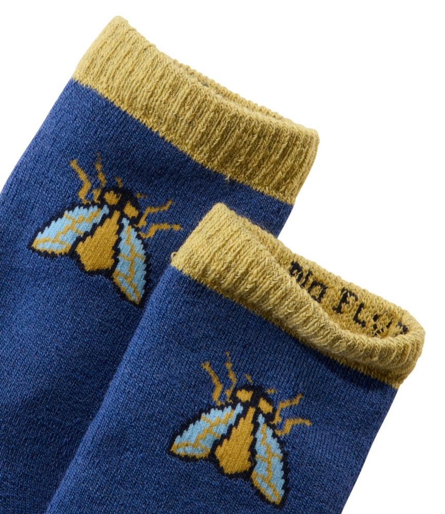 Kids' L.L.Bean No Fly Zone Hiking Socks, Crew