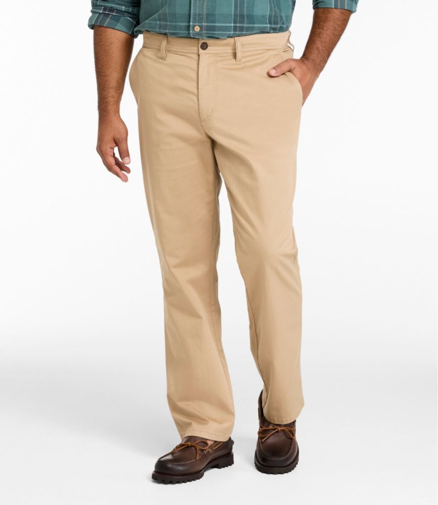 Men's Sunwashed Khaki Pants, Standard Fit, Straight Leg, Carbon Navy, small image number 4