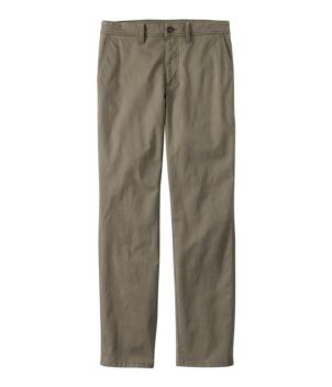 Men's Sunwashed Khaki Pants, Standard Fit, Straight Leg, New