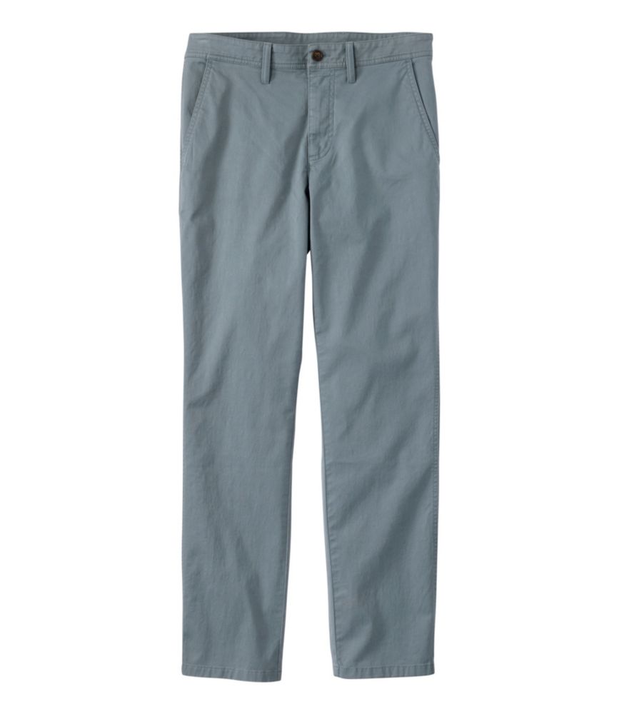 Men's Sunwashed Khaki Pants, Standard Fit, Straight Leg