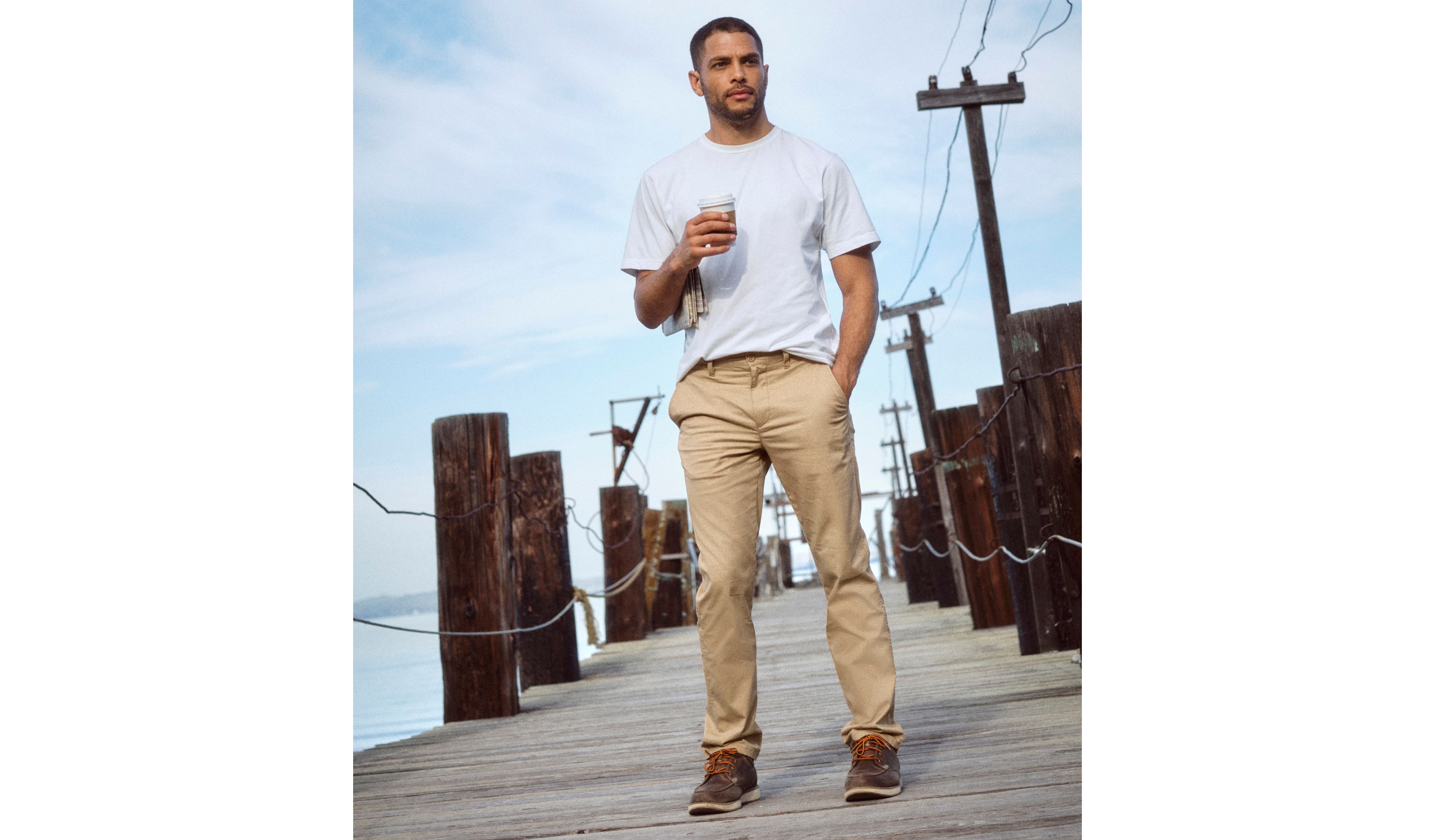 Men's Comfort Stretch Performance® Everywhere Chinos, Standard Fit