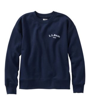Women's Essential Sweatshirt, Crewneck Logo, New