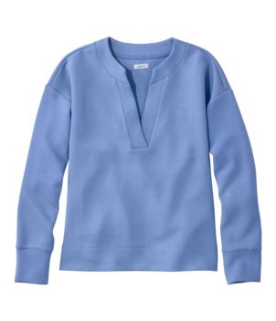 Women's L.L.Bean CloudSoft Splitneck Pullover, New