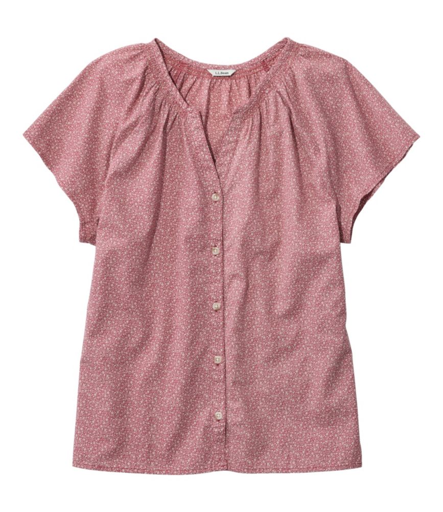 Women's Whisperweight Poplin Shirt, Short-Sleeve