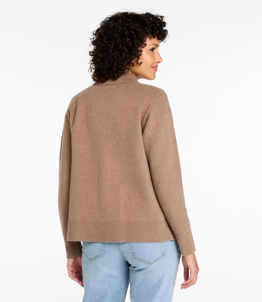 Women's Wicked Soft Cotton/Cashmere Cardigan, Classic Navy, small image number 3