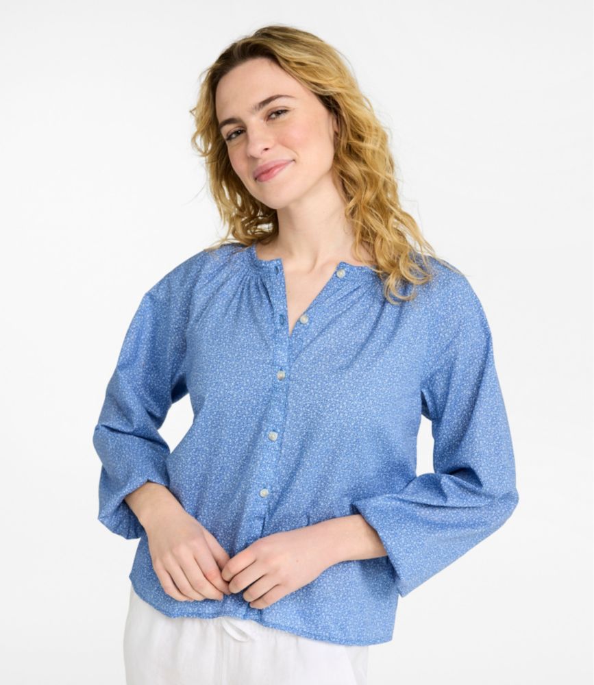Women's Whisperweight Poplin Shirt, Long-Sleeve