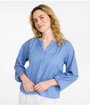 Women's Whisperweight Poplin Shirt, Long-Sleeve, New