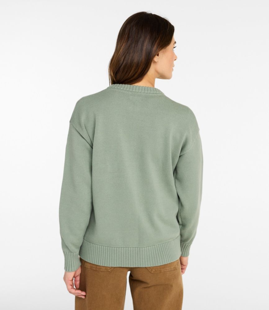 Women's The Original Double L&reg; Sweater, Crewneck, Faded Sage, small image number 3