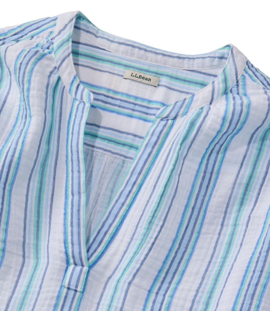 Women's Cloud Gauze Shirt, Splitneck Popover