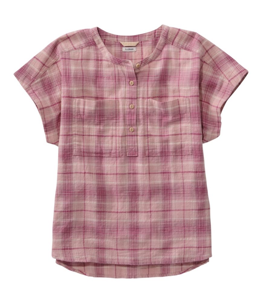 Women's L.L.Bean Day Breeze Shirt, Short-Sleeve Popover