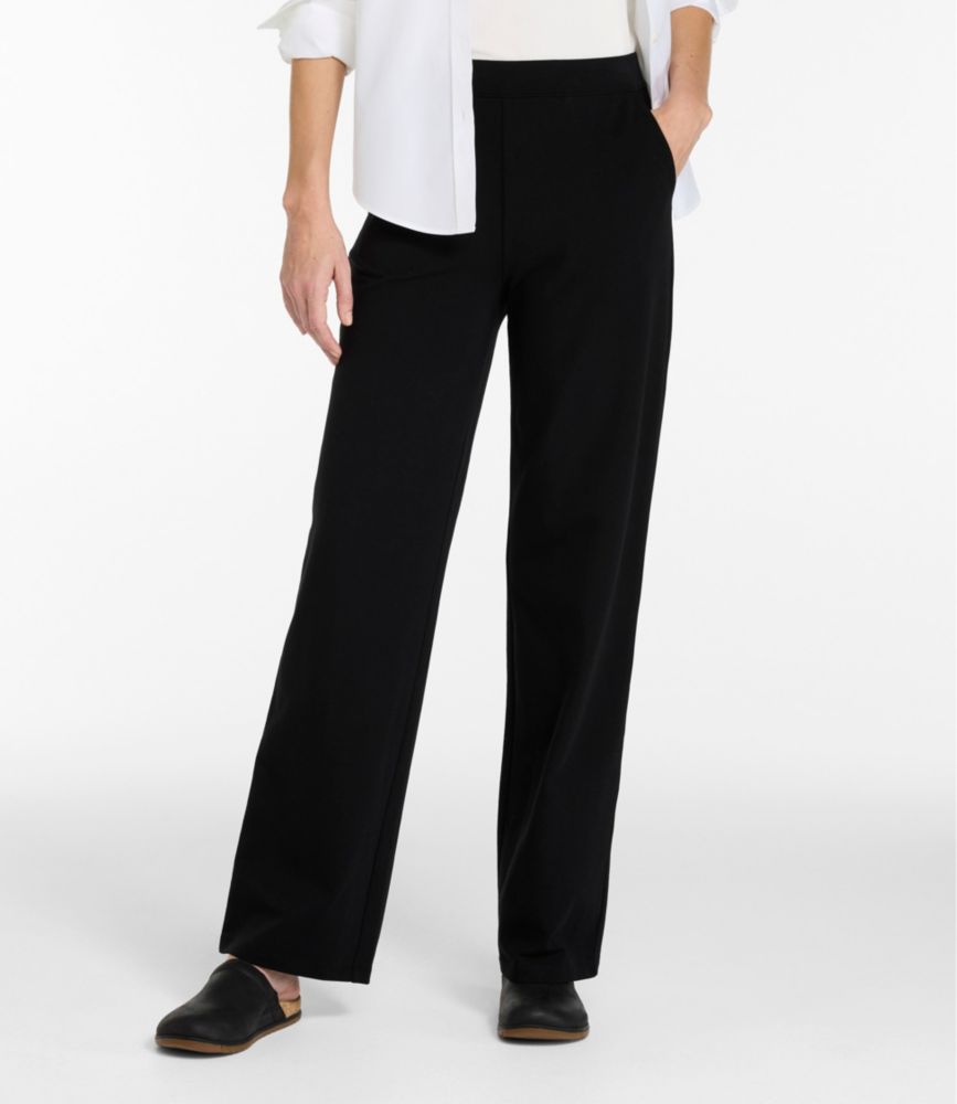 Women's Perfect Fit Pants, Wide Straight-Leg
