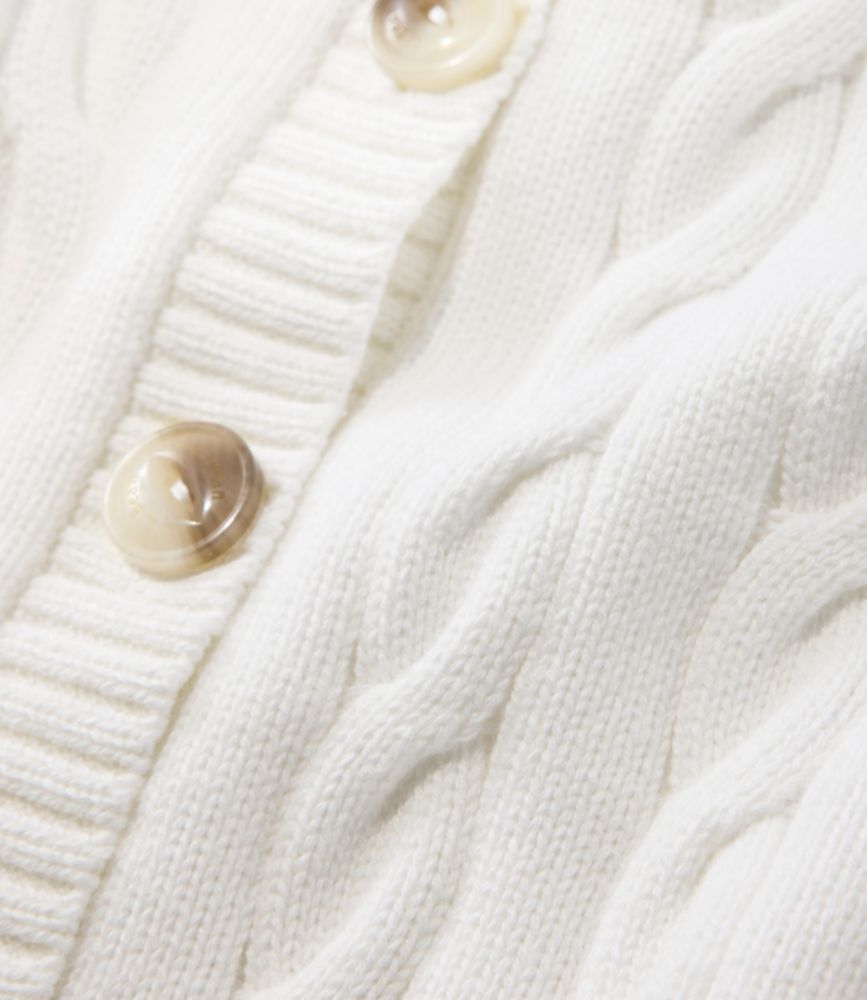 Women's The Original Double L&reg; Sweater, Cable Cardigan, Deep Lake, small image number 4