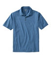 Men's Carefree Unshrinkable Polo, Delta Blue, small image number 0