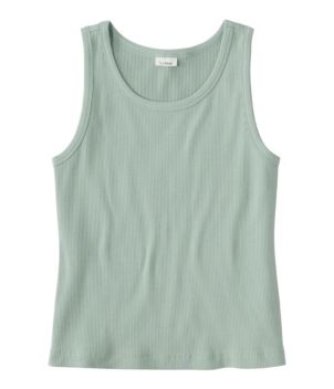 Women's Bean's Ribbed Layering Tank, New