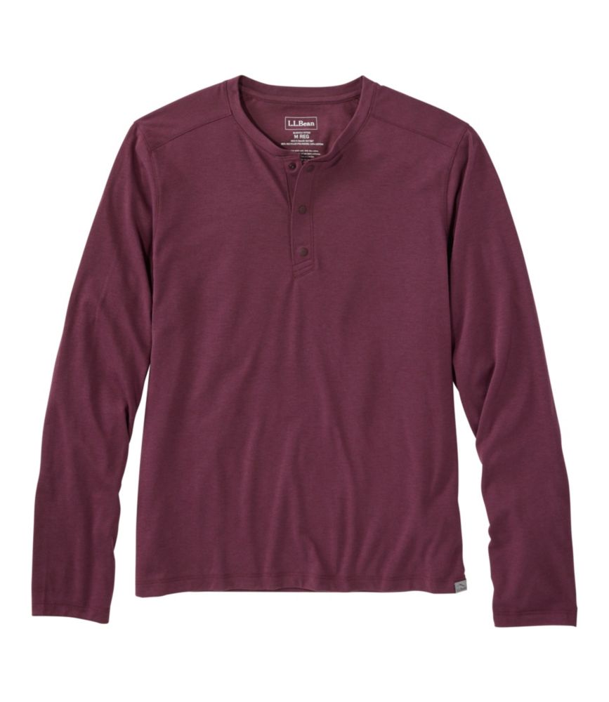 Men's Multisport Lifestyle Henley, Long-Sleeve, Fig, small image number 1