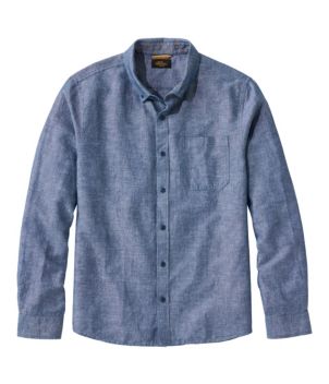 Men's Signature Wharfside Linen Blend Shirt, New